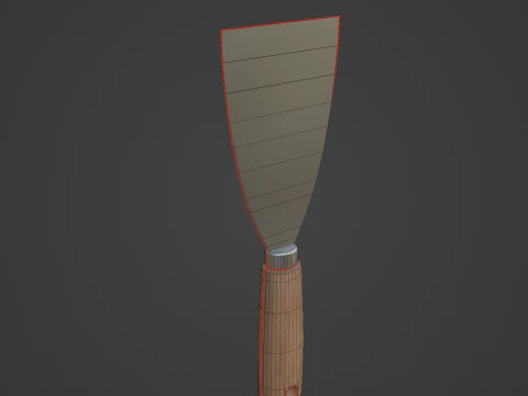 Painter Spatula 01 3D Model