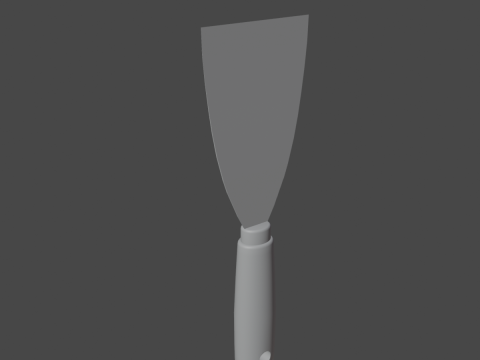 Painter Spatula 01 3D 모델