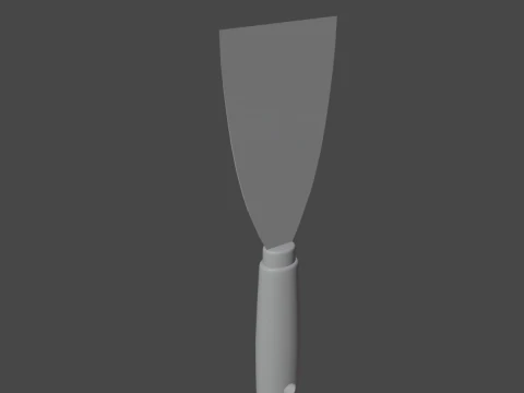 Painter Spatula 01 3D Model