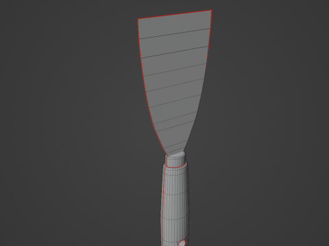 Painter Spatula 01 3D 모델
