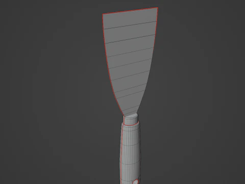 Painter Spatula 01 3D Model
