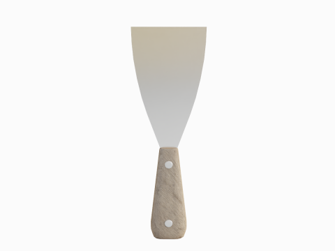 Painter Spatula 02 3D Model