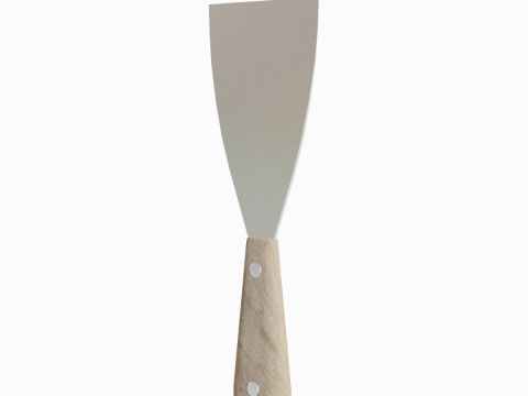 Painter Spatula 02 3D Model