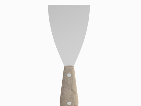 Painter Spatula 02 3D Model