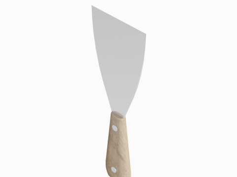 Painter Spatula 02 3D Model