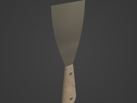 Painter Spatula 02 3D Model
