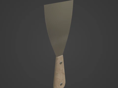 Painter Spatula 02 3D Model