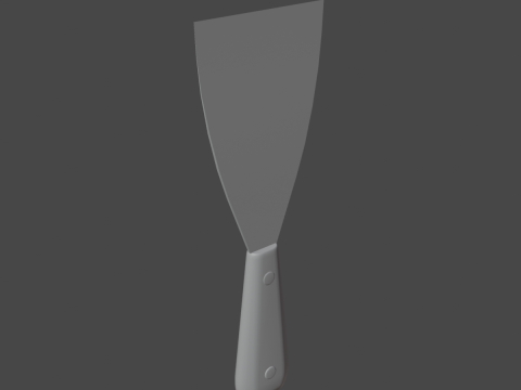 Painter Spatula 02 3D Model