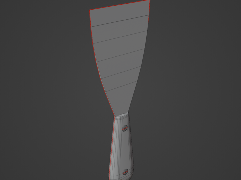 Painter Spatula 02 3D Model