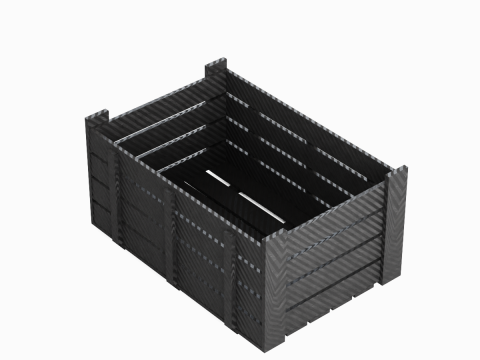 Plastic Crate 01 3D मॉडल