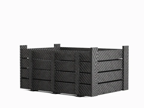 Plastic Crate 01 3D Model