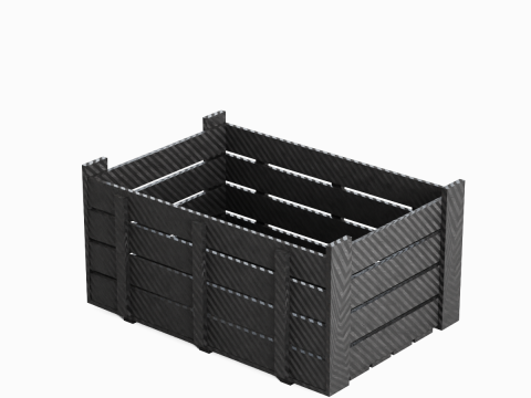 Plastic Crate 01 Modèle 3D