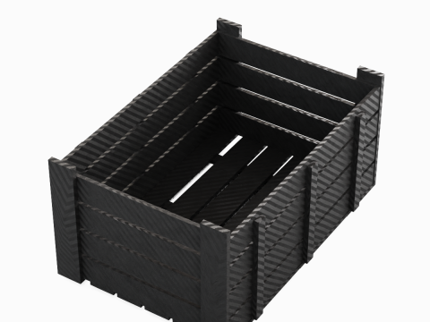 Plastic Crate 01 Modèle 3D