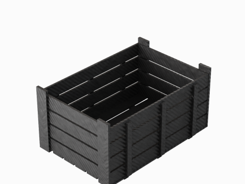 Plastic Crate 01 Modèle 3D