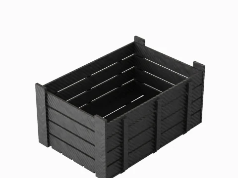 Plastic Crate 01 3D Model