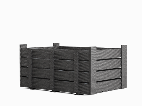 Plastic Crate 02 3D Model
