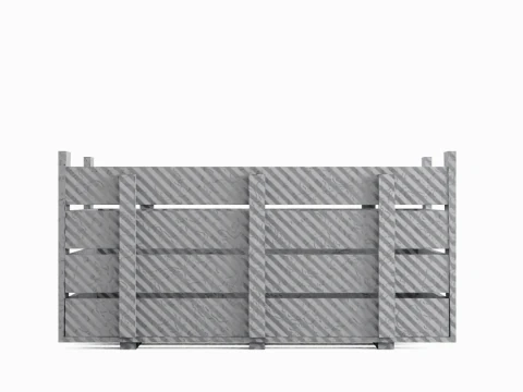 Plastic Crate 03 3D Model