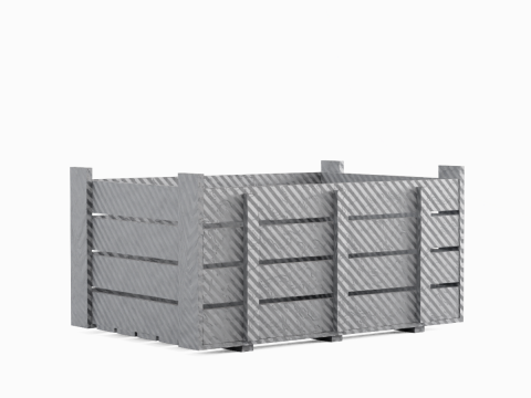 Plastic Crate 03 Modelo 3D