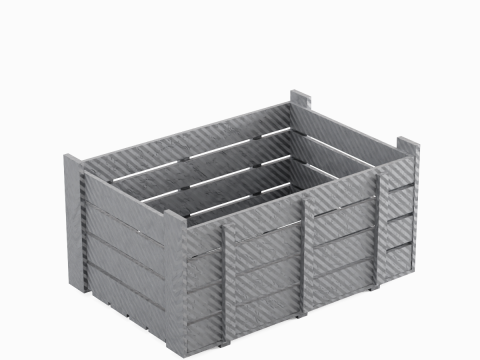 Plastic Crate 03 Modelo 3D