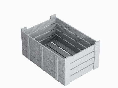 Plastic Crate 04 3D मॉडल