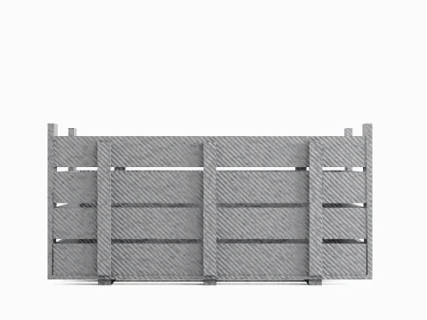 Plastic Crate 04 3D Model