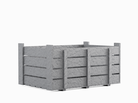 Plastic Crate 04 3D 모델