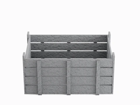 Plastic Crate 04 3D Model