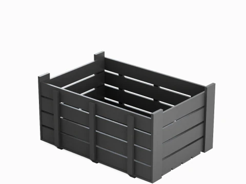 Plastic Crate 05 3D Model