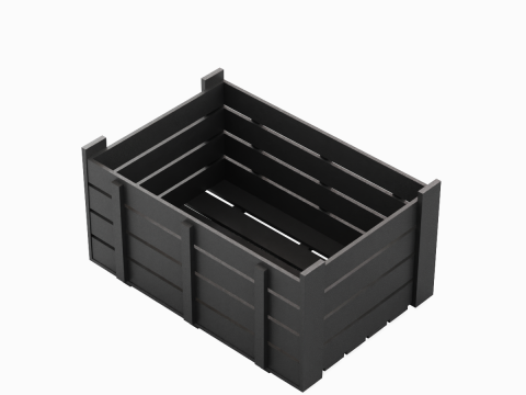 Plastic Crate 05 Modello 3D