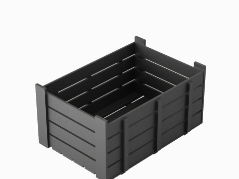 Plastic Crate 05 Modello 3D