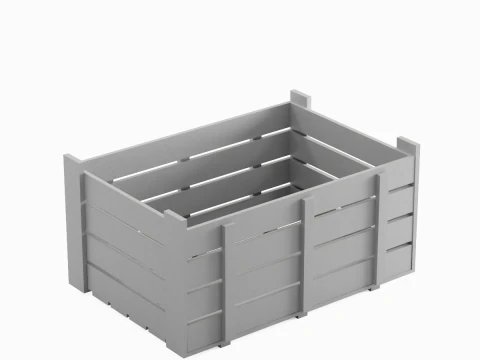 Plastic Crate 06 3D Model