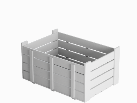 Plastic Crate 06 3D Model