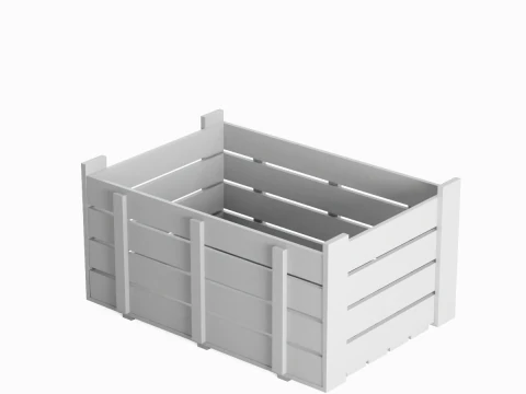 Plastic Crate 06 3D Model