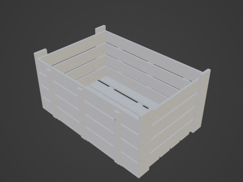 Plastic Crate 06 3D Model