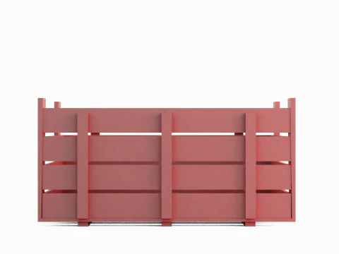 Plastic Crate 07 3D Model
