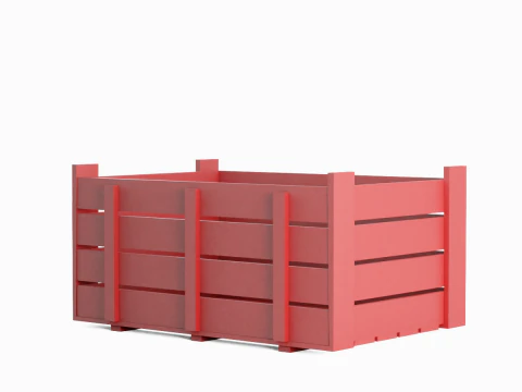 Plastic Crate 07 3D Model