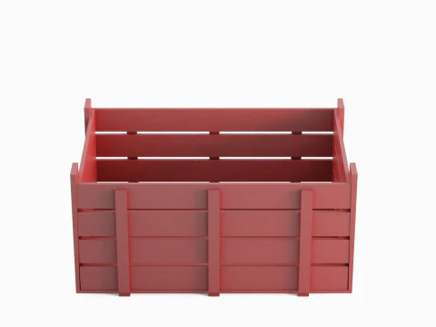 Plastic Crate 07 3D Model