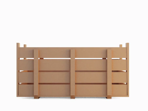 Plastic Crate 08 3D Model