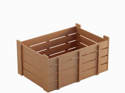 Plastic Crate 08 3Dモデル