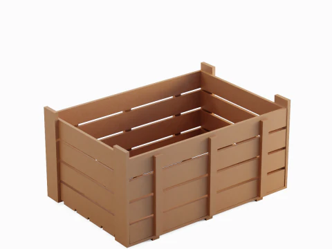 Plastic Crate 08 3D Model