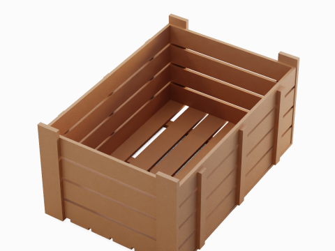 Plastic Crate 08 3Dモデル