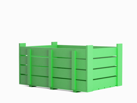 Plastic Crate 09 3D Model