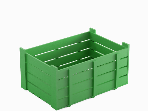 Plastic Crate 09 3D Model
