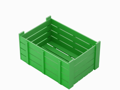 Plastic Crate 09 3D Model