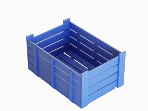 Plastic Crate 10 3Dモデル