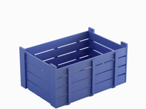 Plastic Crate 10 Modelo 3D