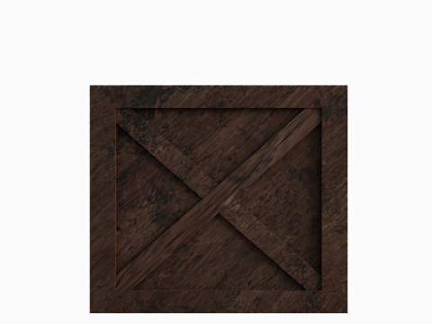 Wooden Box Crate 03 Modelo 3D