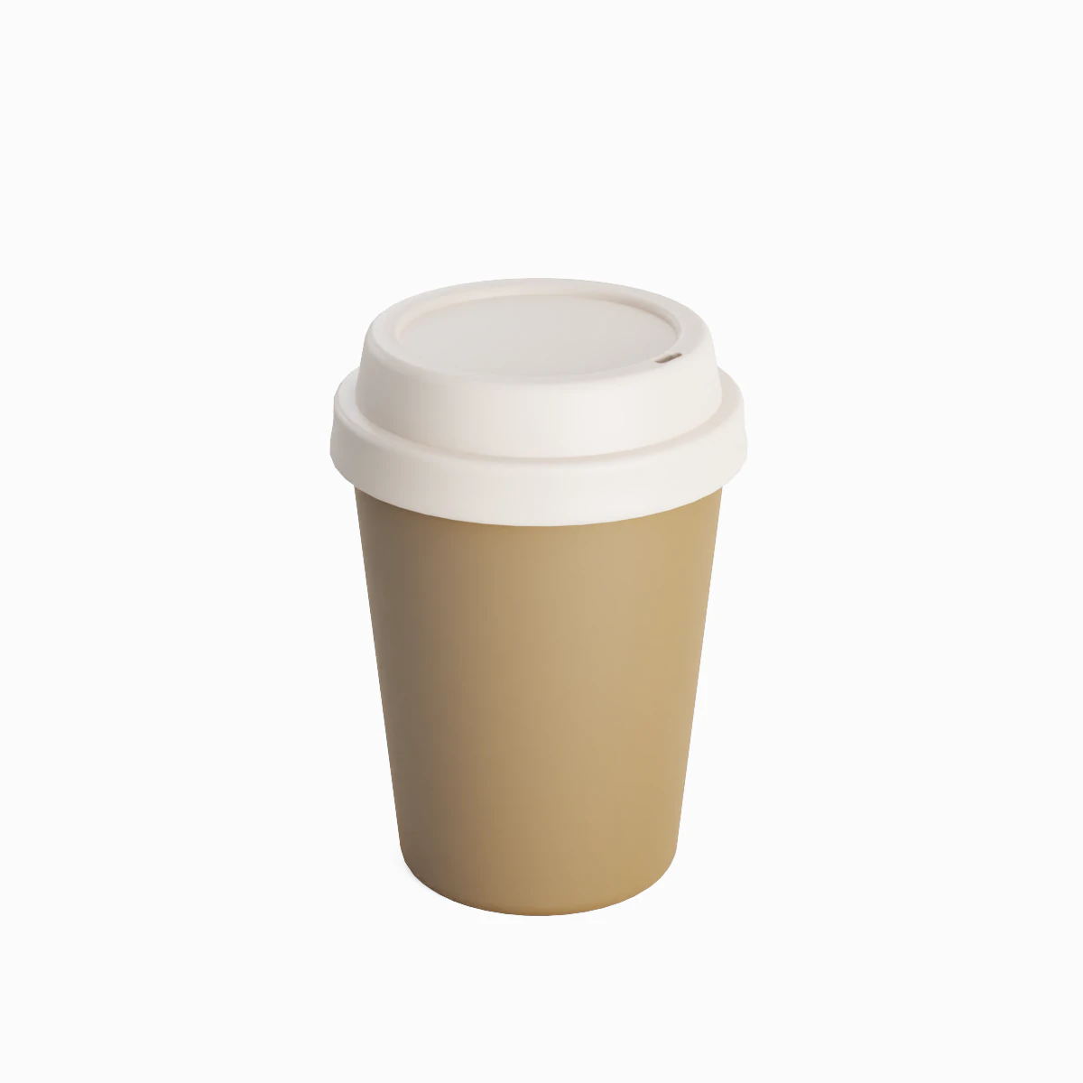 Plastic Coffee Cup 02 3D Model .c4d .max .obj .3ds .fbx .stl .blend