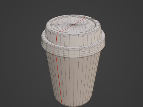 Plastic Coffee Cup 03 Modelo 3D