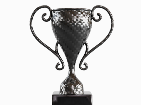 Кубок із вуглецевого волокна 3D Модель